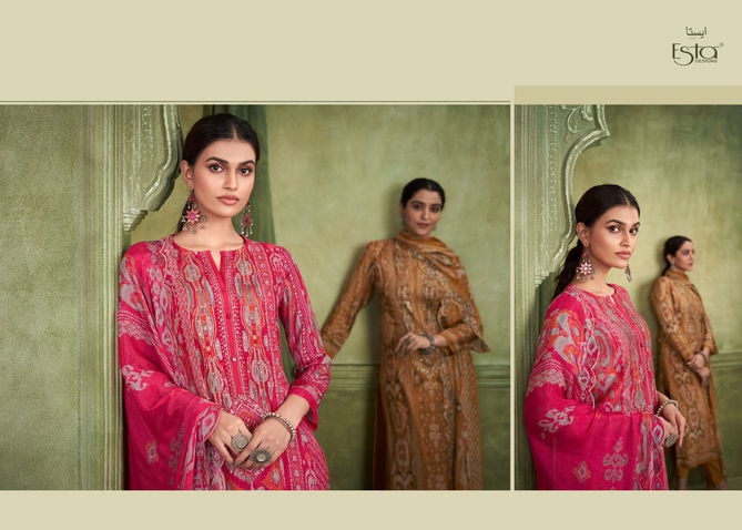 Elaric By Esta Muslin Silk Digital Printed Dress Material Wholesale Price in Surat